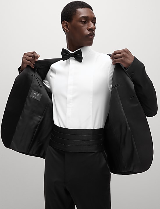 Slim Fit Luxury Cotton Double Cuffed Dress Shirt