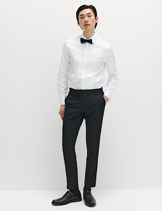 Extra Slim Fit Luxury Marcella Bib Shirt