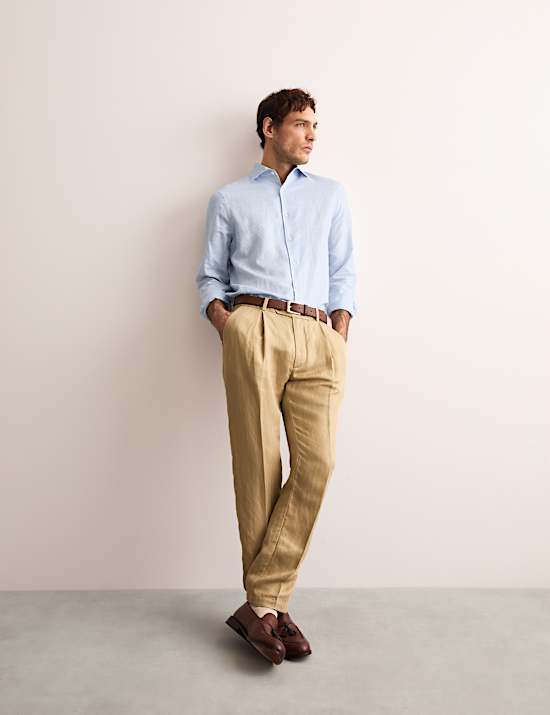 Regular Fit Luxury Linen Rich Shirt