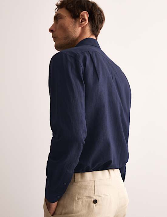 Regular Fit Luxury Linen Rich Shirt