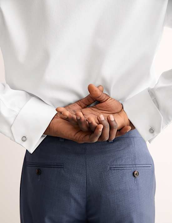 Tailored Fit Luxury Cotton Textured Shirt