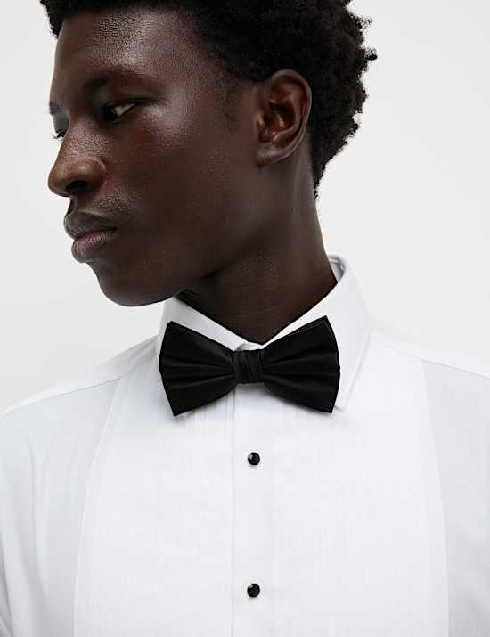 Košilové šaty mírně zúženého střihu z luxusní bavlny s dvojitou manžetou