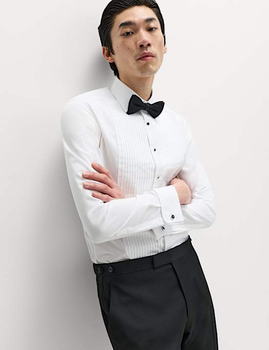 Extra Slim Fit Luxury Cotton Dress Shirt