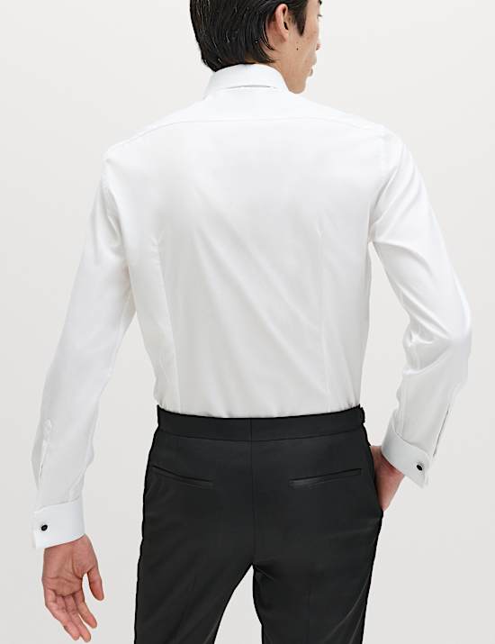 Extra Slim Fit Luxury Cotton Dress Shirt