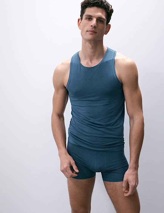 2pk Modal Rich 360 Flex Sleeveless Vest