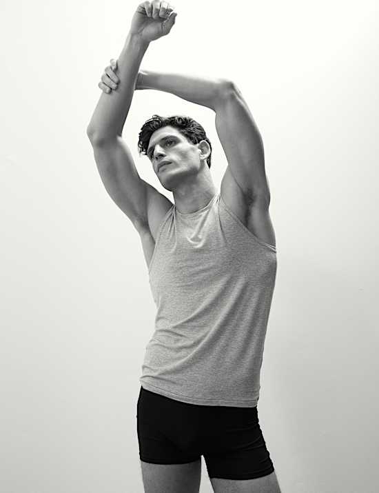 2pk Modal Rich 360 Flex Sleeveless Vest