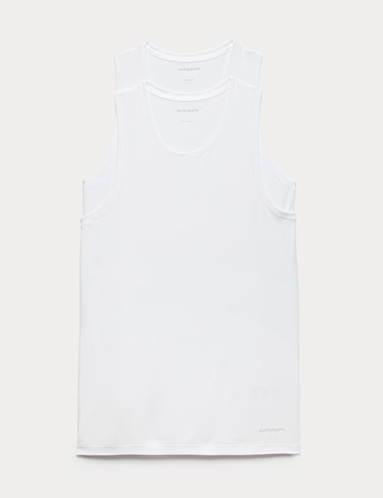 2 Pack Modal Rich 360 Flex Sleeveless Vest