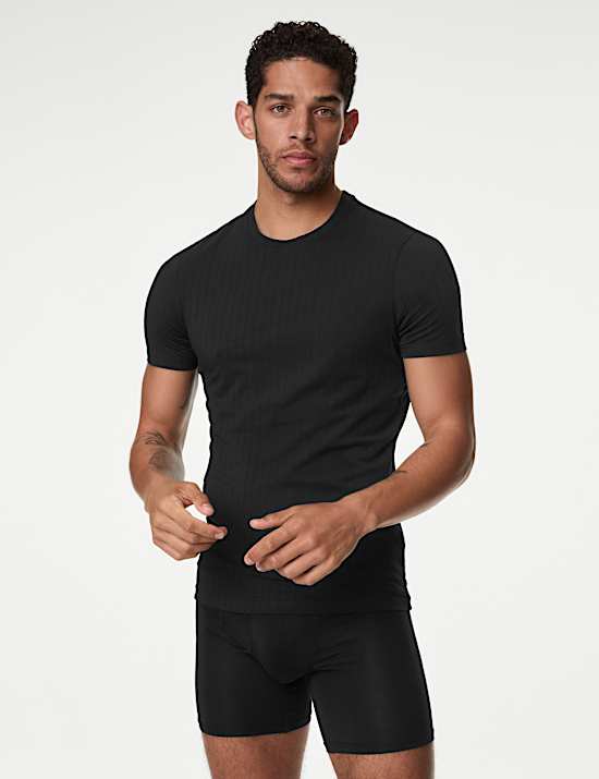 2pk Supima® Cotton Drop Needle Vest Box