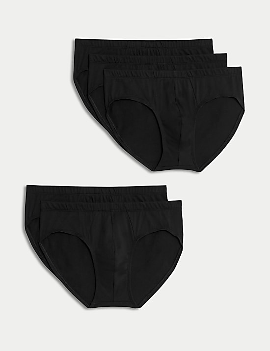 Set van 5 slips van zuiver katoen met Cool & Fresh&trade;