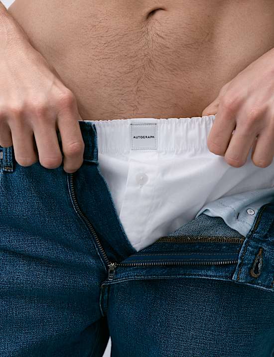 5pk Supima® Cotton Rich Woven Boxers