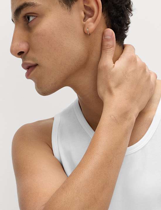 3 Pack Cotton Stretch Cool & Fresh&trade; Vests