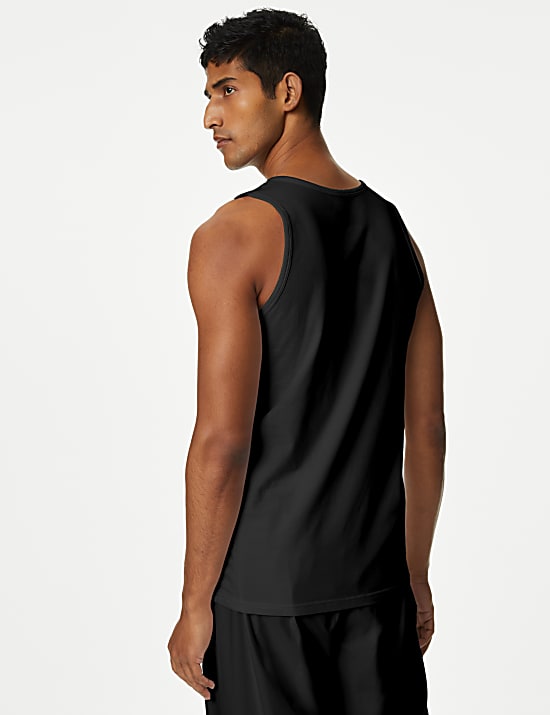 3pk Cotton Rich Cool & Fresh™ Vests