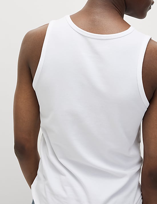 3pk Cotton Rich Cool & Fresh™ Vests