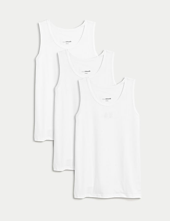 3pk Cool & Fresh™ Sleeveless Vests