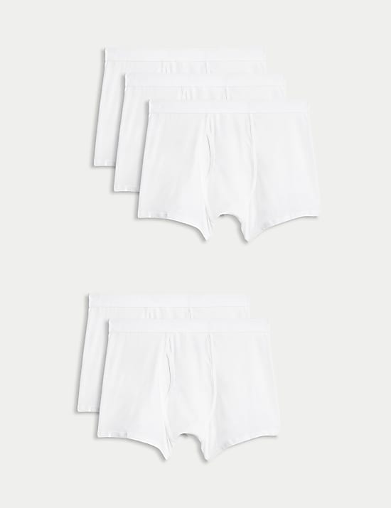 5pk Cotton Cool & Fresh&trade; Stretch Trunks