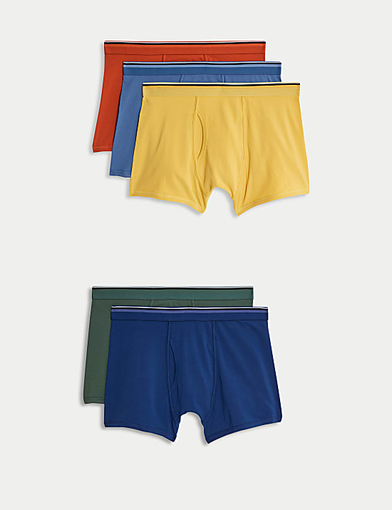 Cool & Fresh™ – Lot de 5&nbsp;boxers en coton extensible