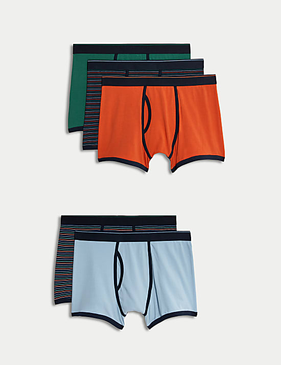 5pk Stretch Cool & Fresh&trade; Striped Trunks