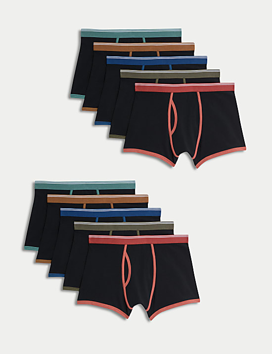 Cool & Fresh™&nbsp;– Lot de 10&nbsp;boxers en coton