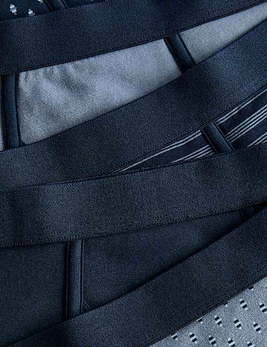 5pk Cotton Stretch Geometric Trunks