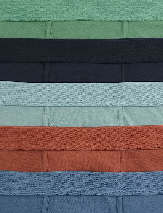 5 Pack Cotton Stretch Trunks