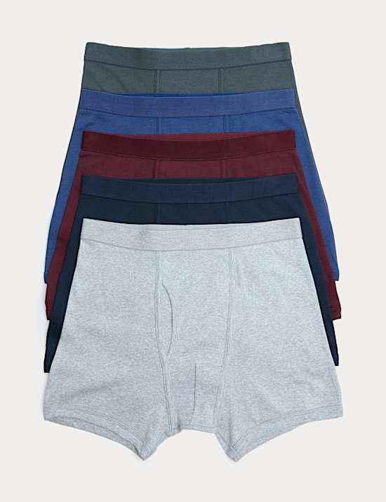 5pk Pure Cotton Cool & Fresh™ Trunks