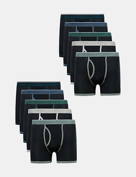 10 Pack Cotton Stretch Trunks
