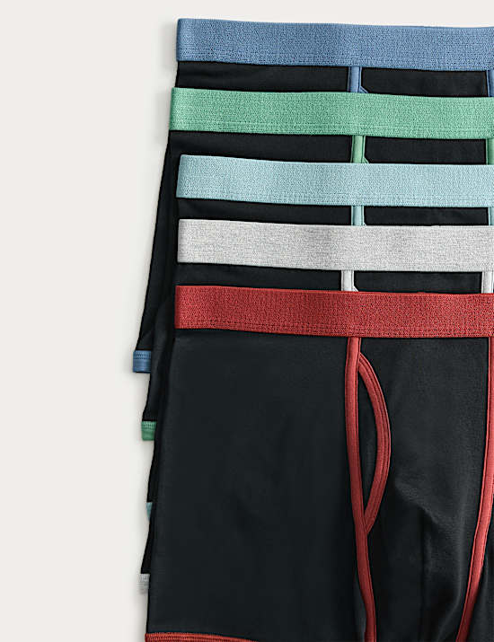 10 Pack Cotton Rich Stretch Cool & Fresh&trade; Trunks