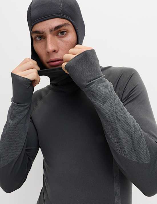 Hooded Ski Long Sleeve Thermal Top