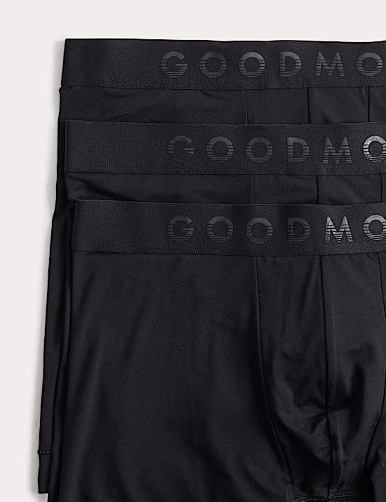 3 Pack Longer Leg Sports Trunks