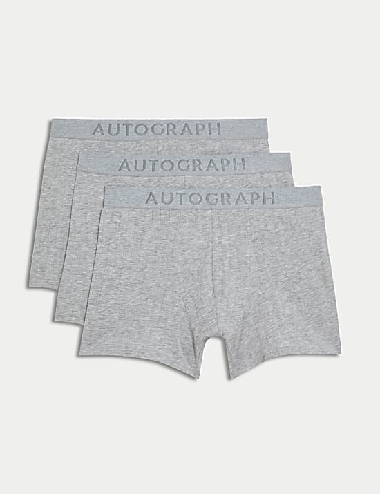 3pk Supima® Cotton Drop Needle Trunks Box