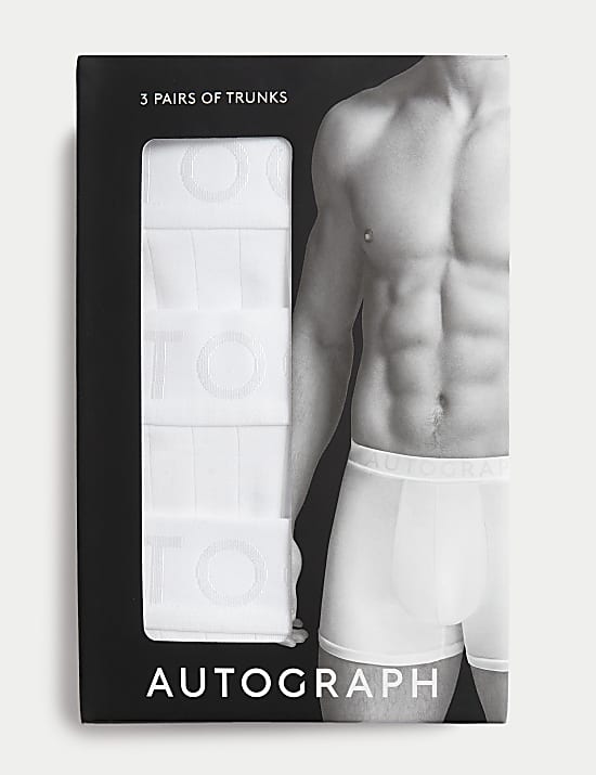 Lot de 3&nbsp;boxers en coton Supima® à motif pointillé