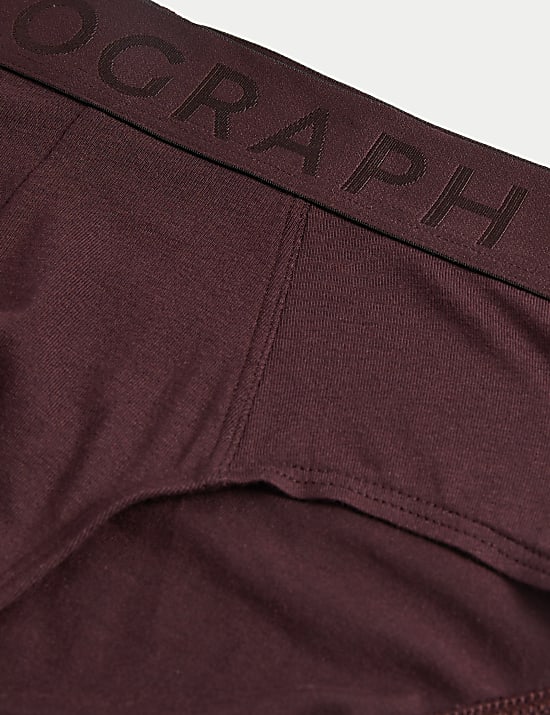 Lot de 3 slips ultra-doux en coton et modal Supima®