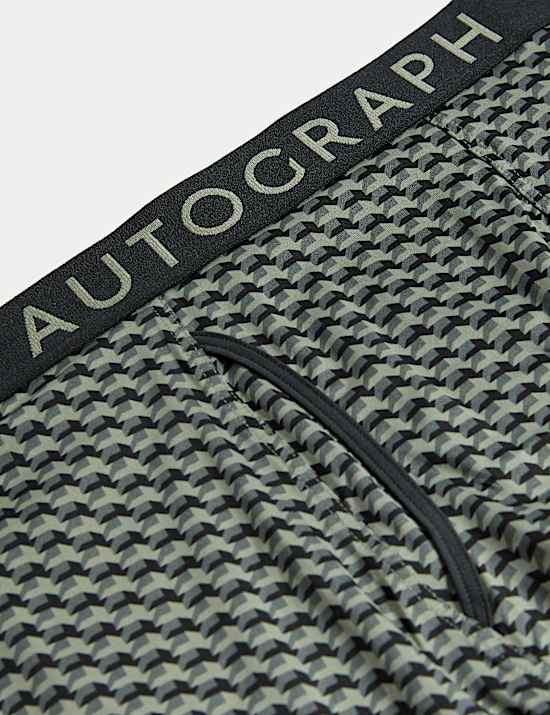 5pk Microskin Geometric Stretch Trunks