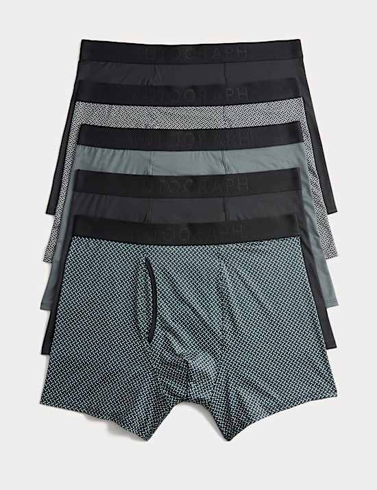 5pk Microskin Geometric Stretch Trunks