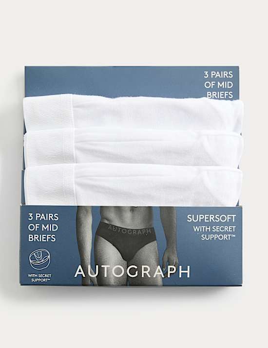 3 Pack Supima&reg; Cotton Modal Secret Support&trade; Briefs