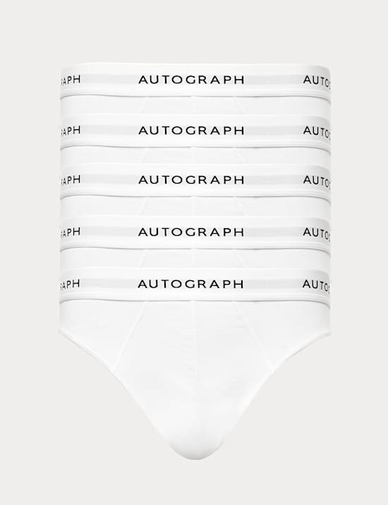 5 Pack Supima&reg; Cotton Blend Stretch Briefs