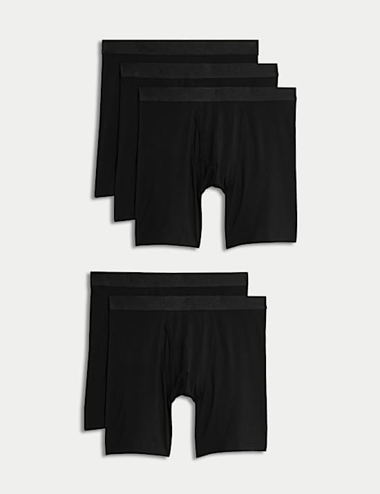 5pk Supima Cotton Modal Longer Length Trunks