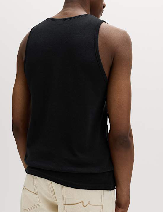 3 Pack Pure Cotton Sleeveless Vests