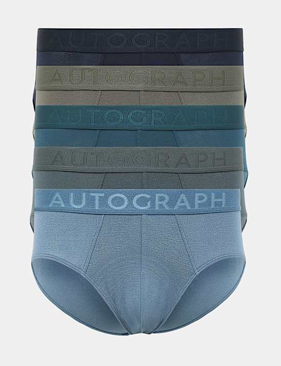 5 Pack Modal Stretch 360 Flex Briefs