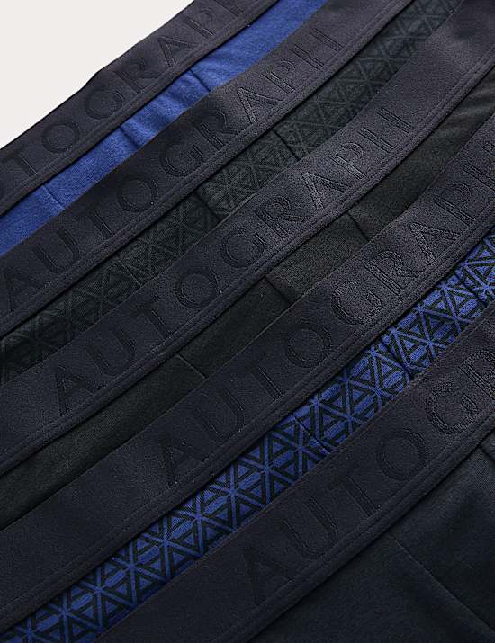 5 Pack Supima Cotton Modal Geometric Hipsters