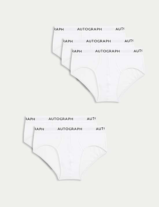 Lot de 5 slips en modal et coton Supima®