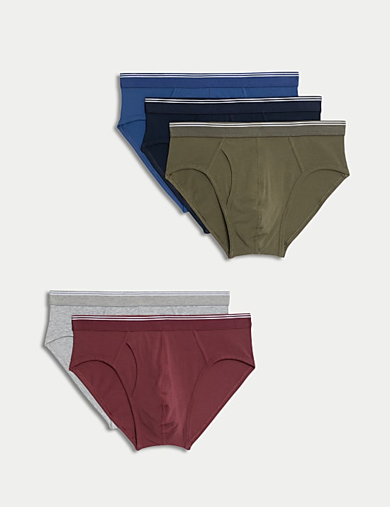 5pk Cotton Rich Cool & Fresh™ Briefs