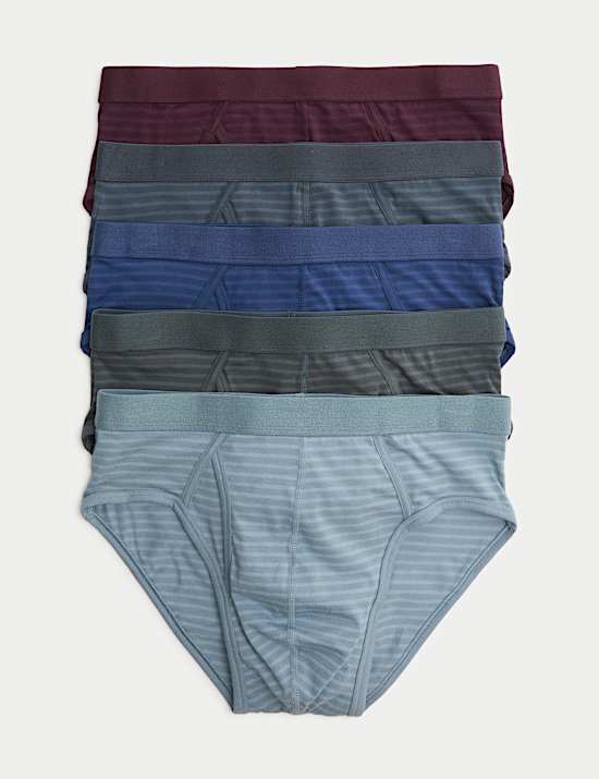 5pk Cotton Stretch Cool & Fresh™ Briefs