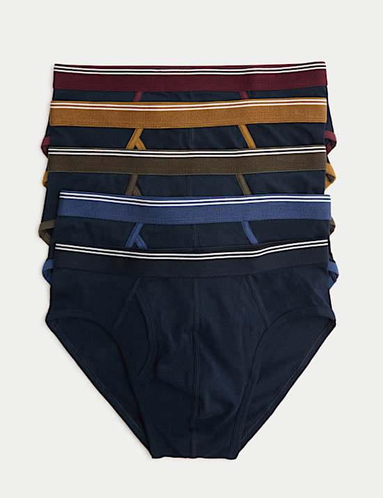 5pk Cotton Stretch Cool & Fresh™ Briefs