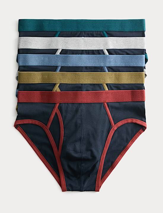 Lot de 5 slips en coton