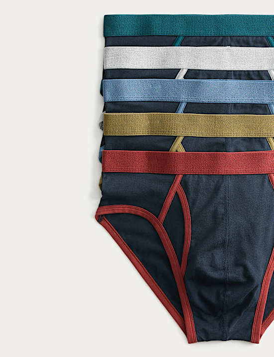 Lot de 5 slips en coton