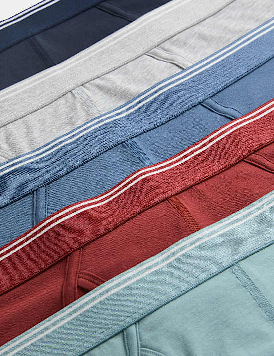 5pk Cotton Stretch Cool & Fresh&trade; Briefs