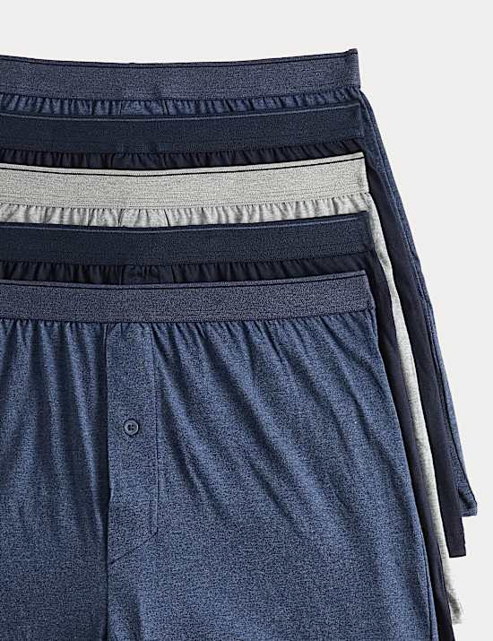 Lot de 5 cale&ccedil;ons Cool & Fresh&trade; en jersey pur coton