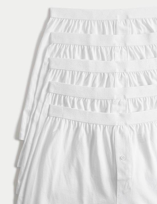 5 Pack Pure Cotton Cool & Fresh&trade; Jersey Boxers