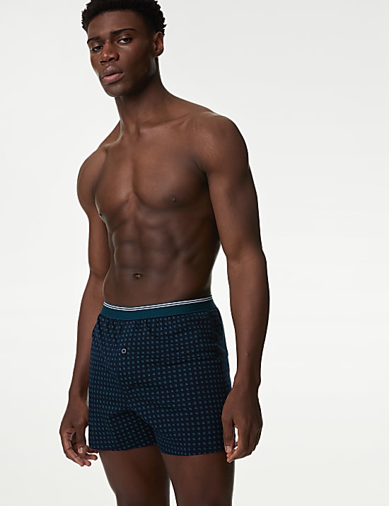 5pk Pure Cotton Cool & Fresh&trade; Jersey Boxers